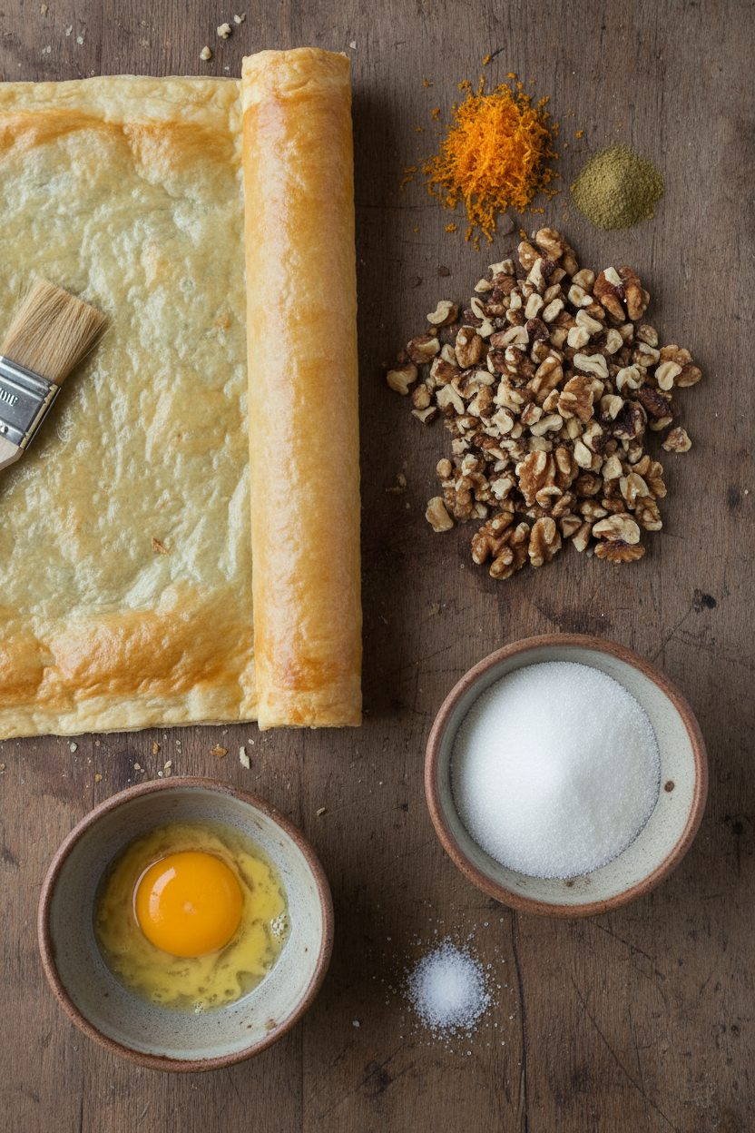 Spiced Orange Cardamom Pastry Twists