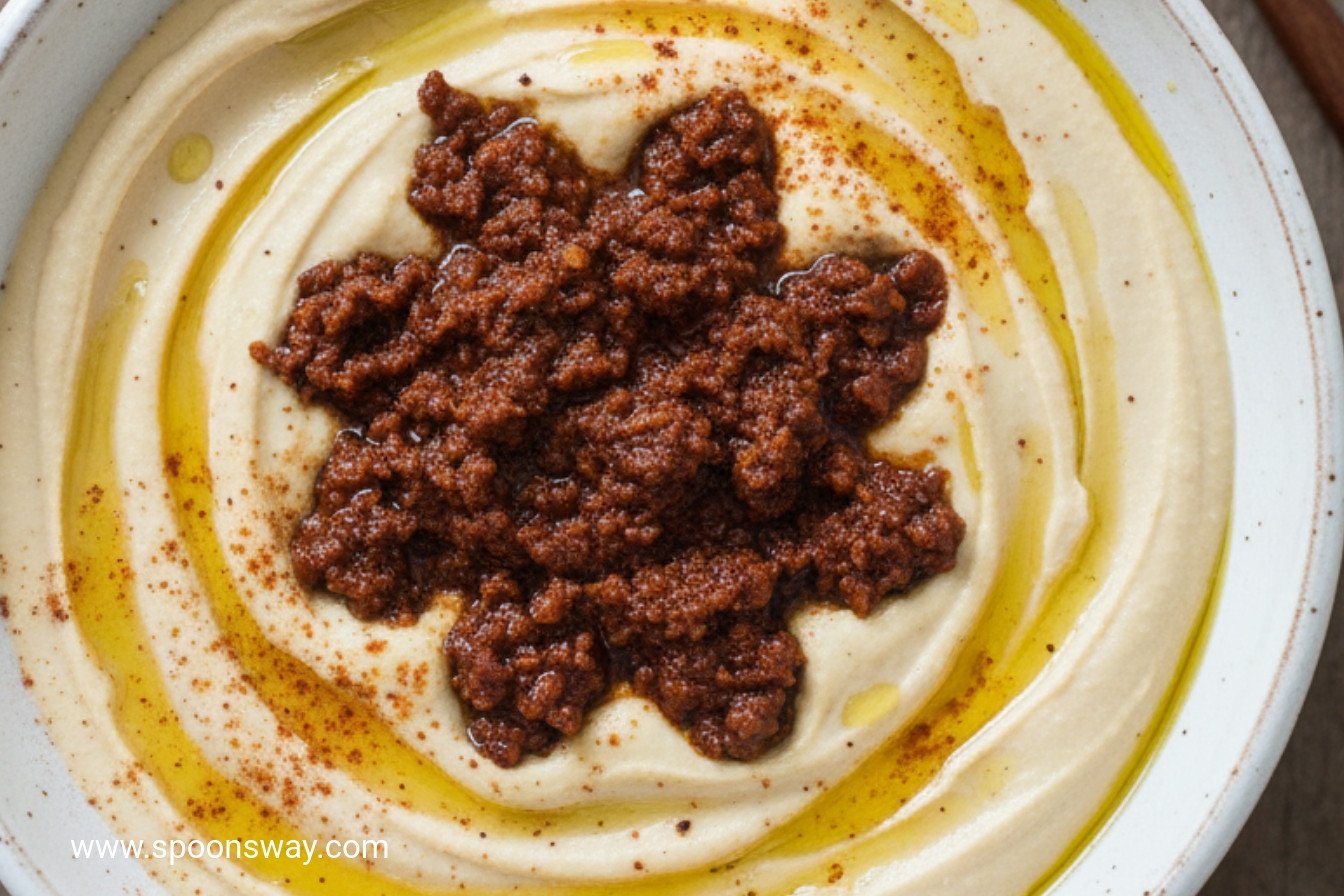 Spiced Walnut Hummus with Ultra Creamy Texture