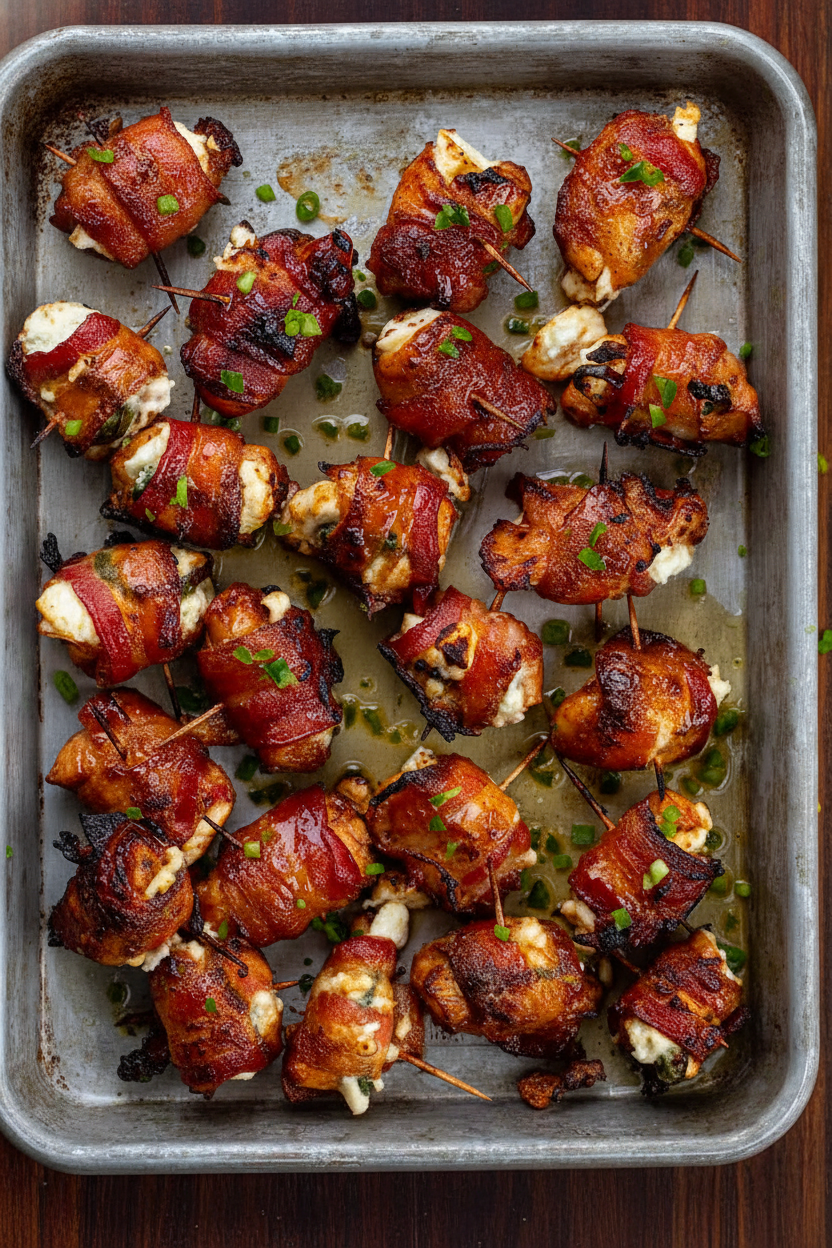 Spicy Chicken Jalapeno Popper Bites