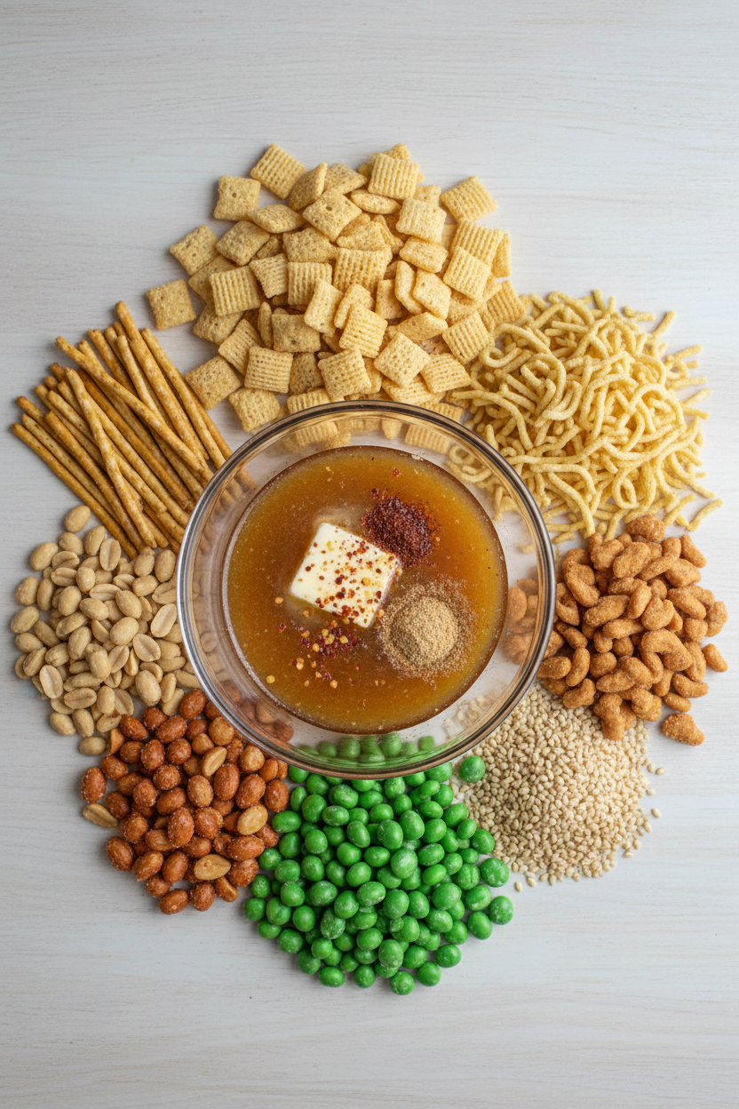 Spicy Sweet Snack Mix Explosion