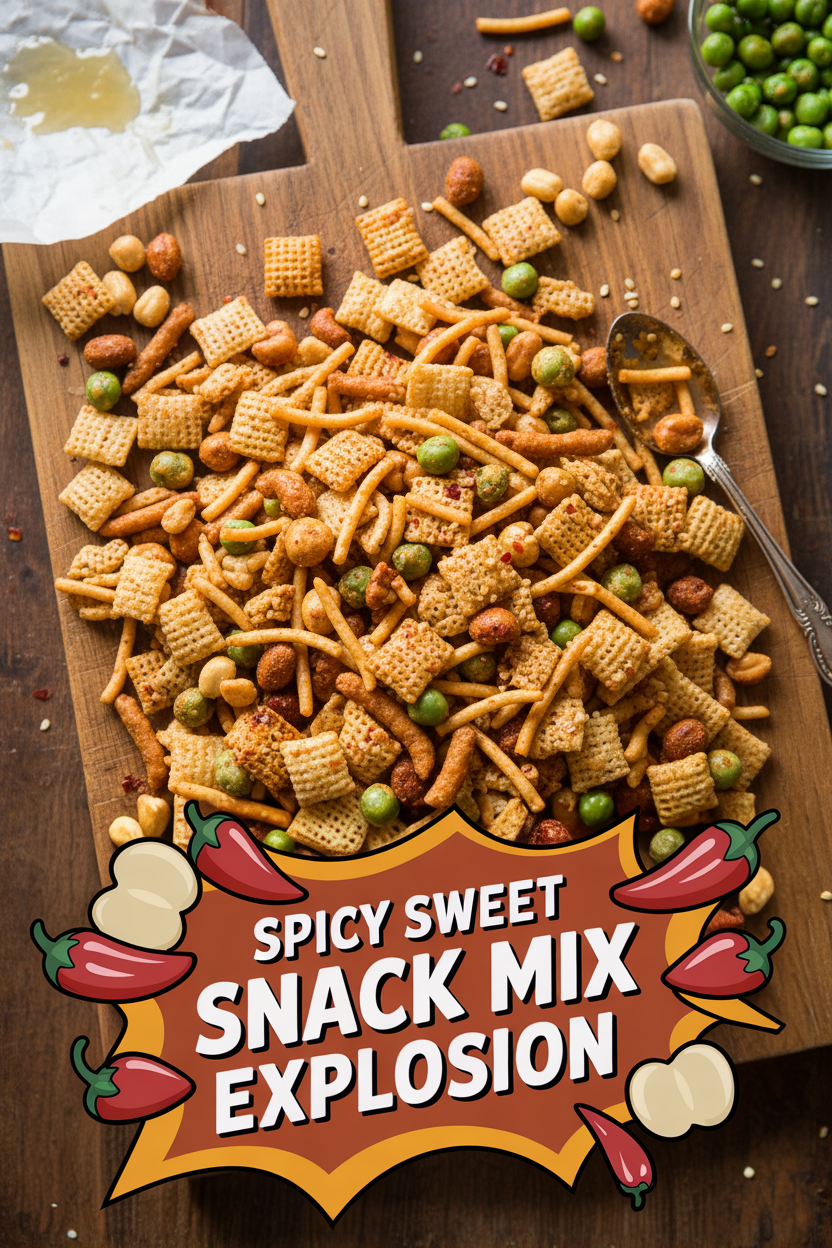 Spicy Sweet Snack Mix Explosion