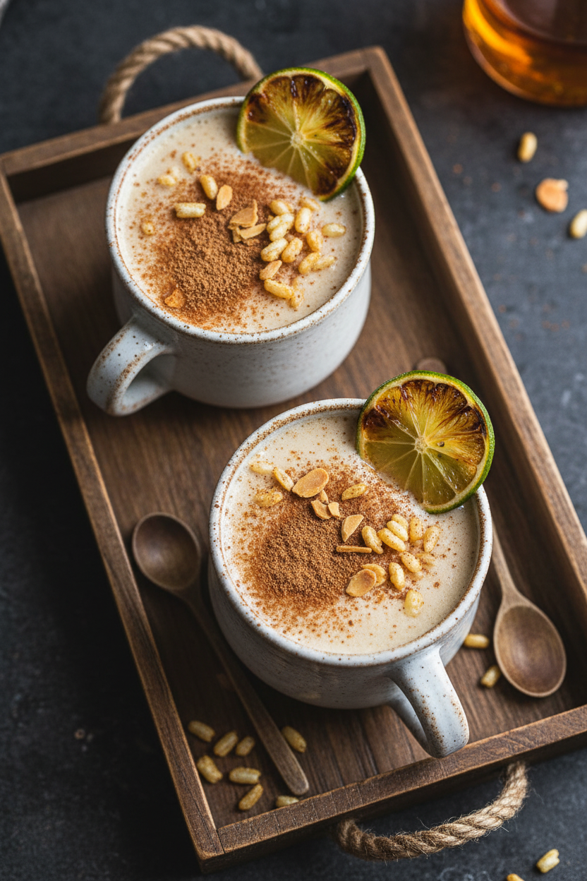Spiked Horchata with a Toasty Twist