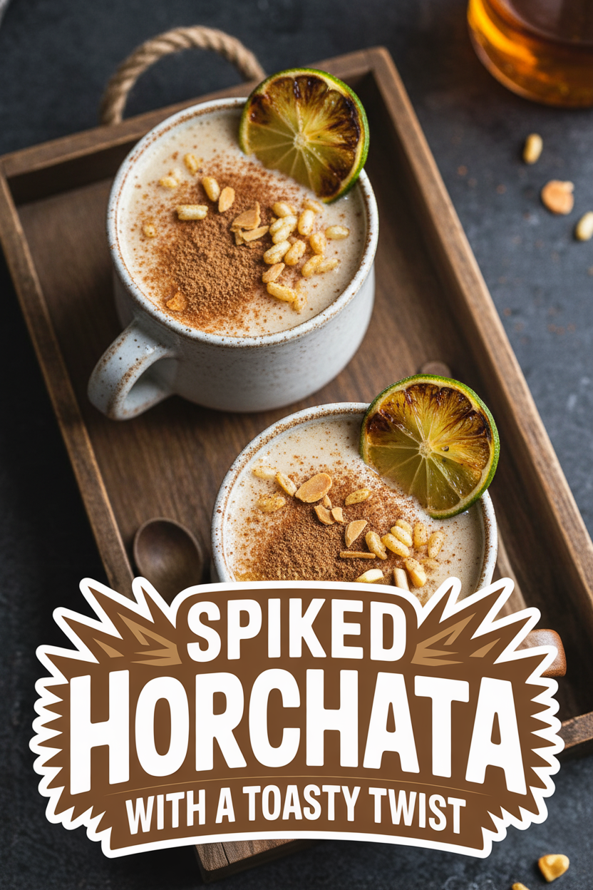 Spiked Horchata with a Toasty Twist