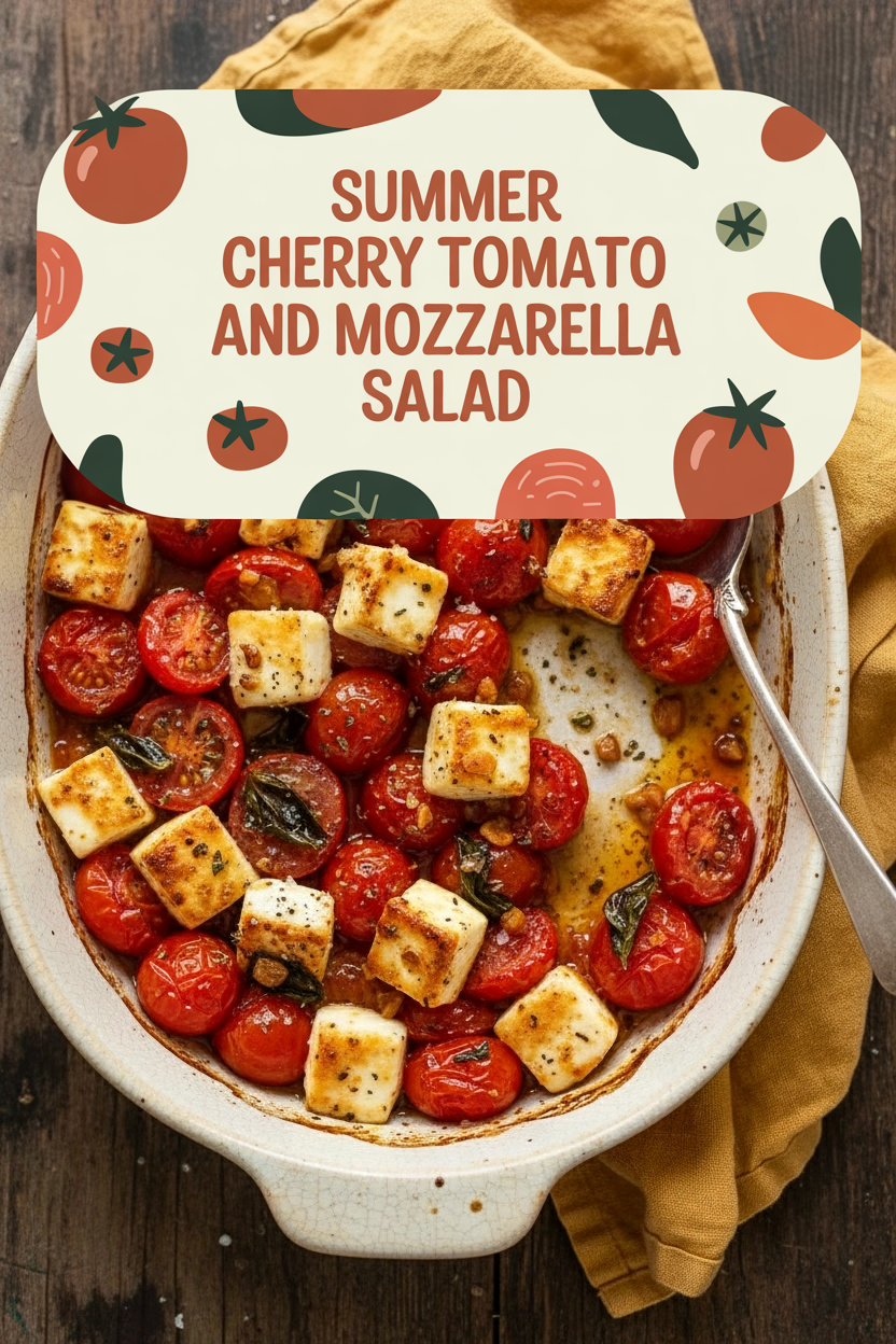 Summer Cherry Tomato and Mozzarella Salad