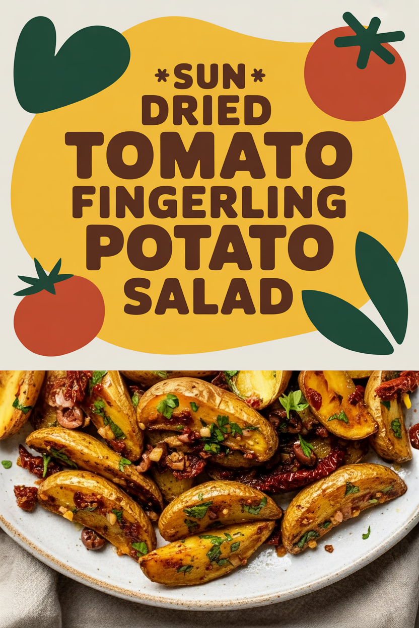 Sun Dried Tomato Fingerling Potato Salad