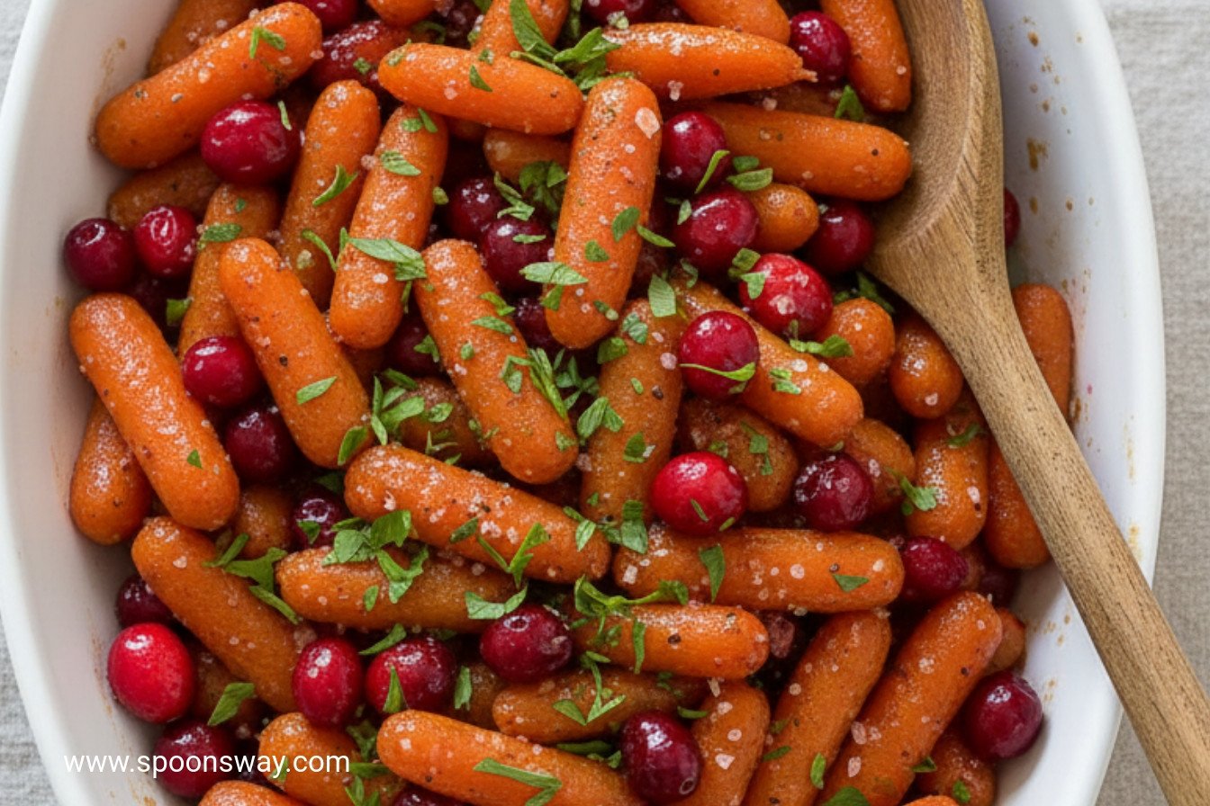 Sweet Glazed Carrots with Cranberry