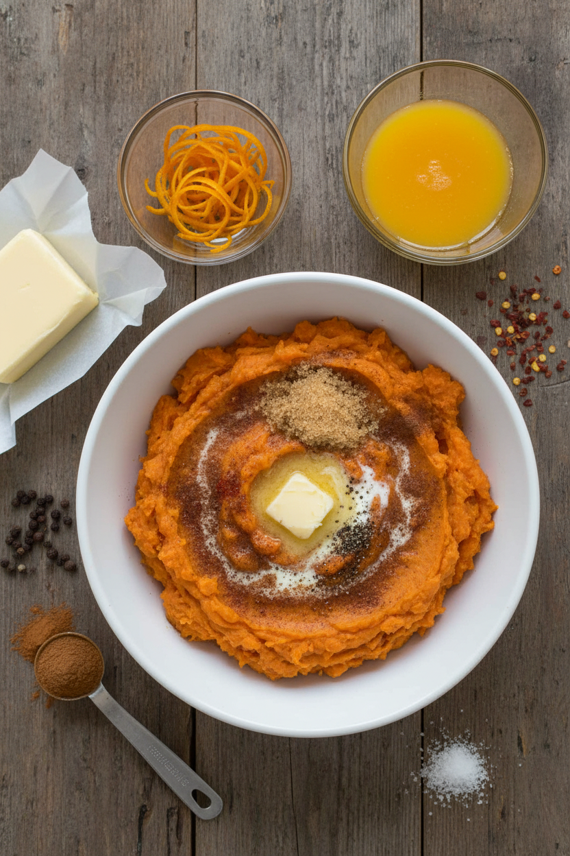 Sweet Potato Casserole for the Toaster Oven