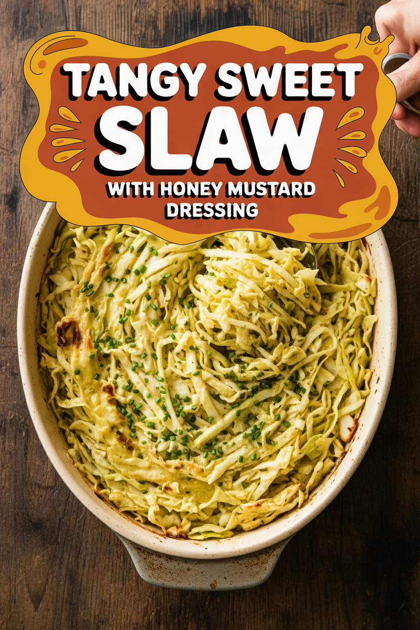 Tangy Sweet Slaw with Honey Mustard Dressing