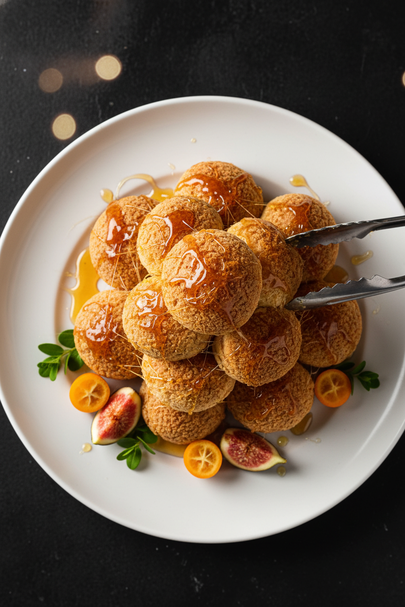 The Towering Cream Puff Masterpiece