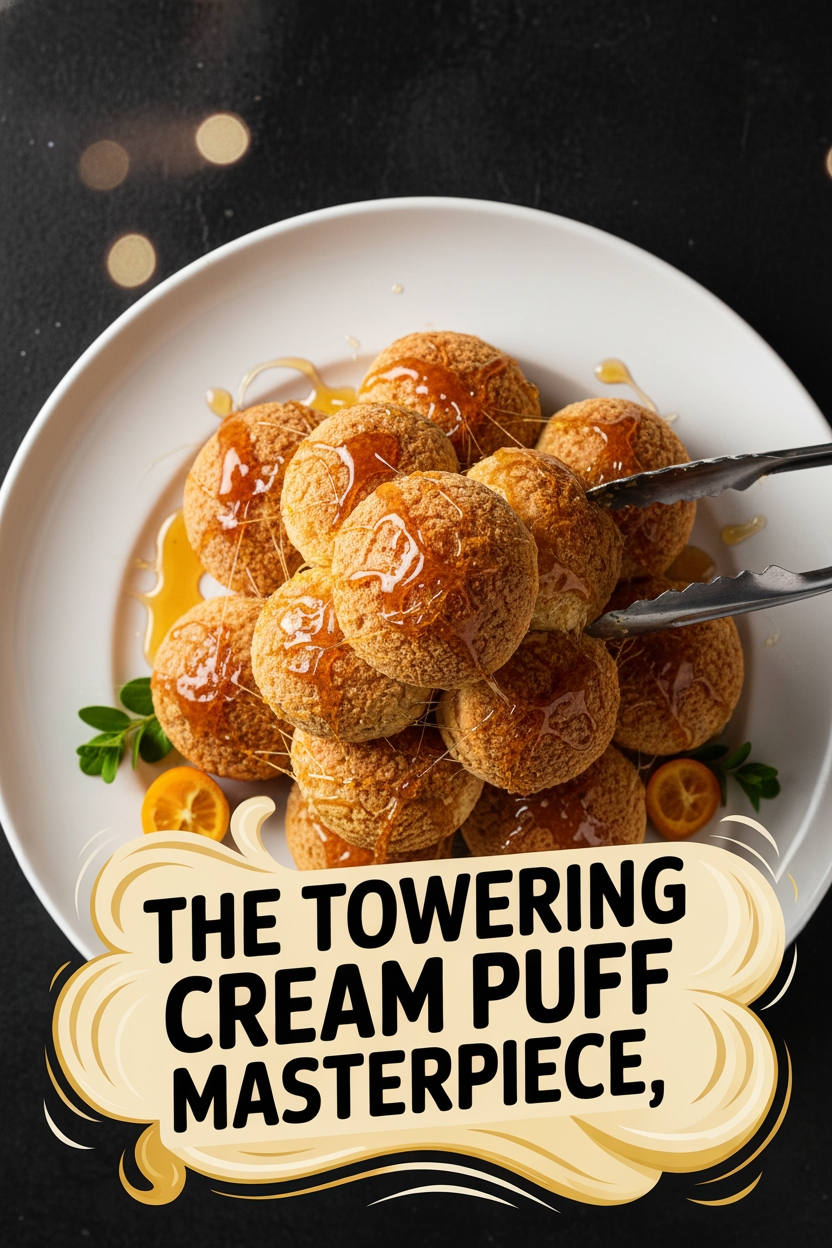 The Towering Cream Puff Masterpiece