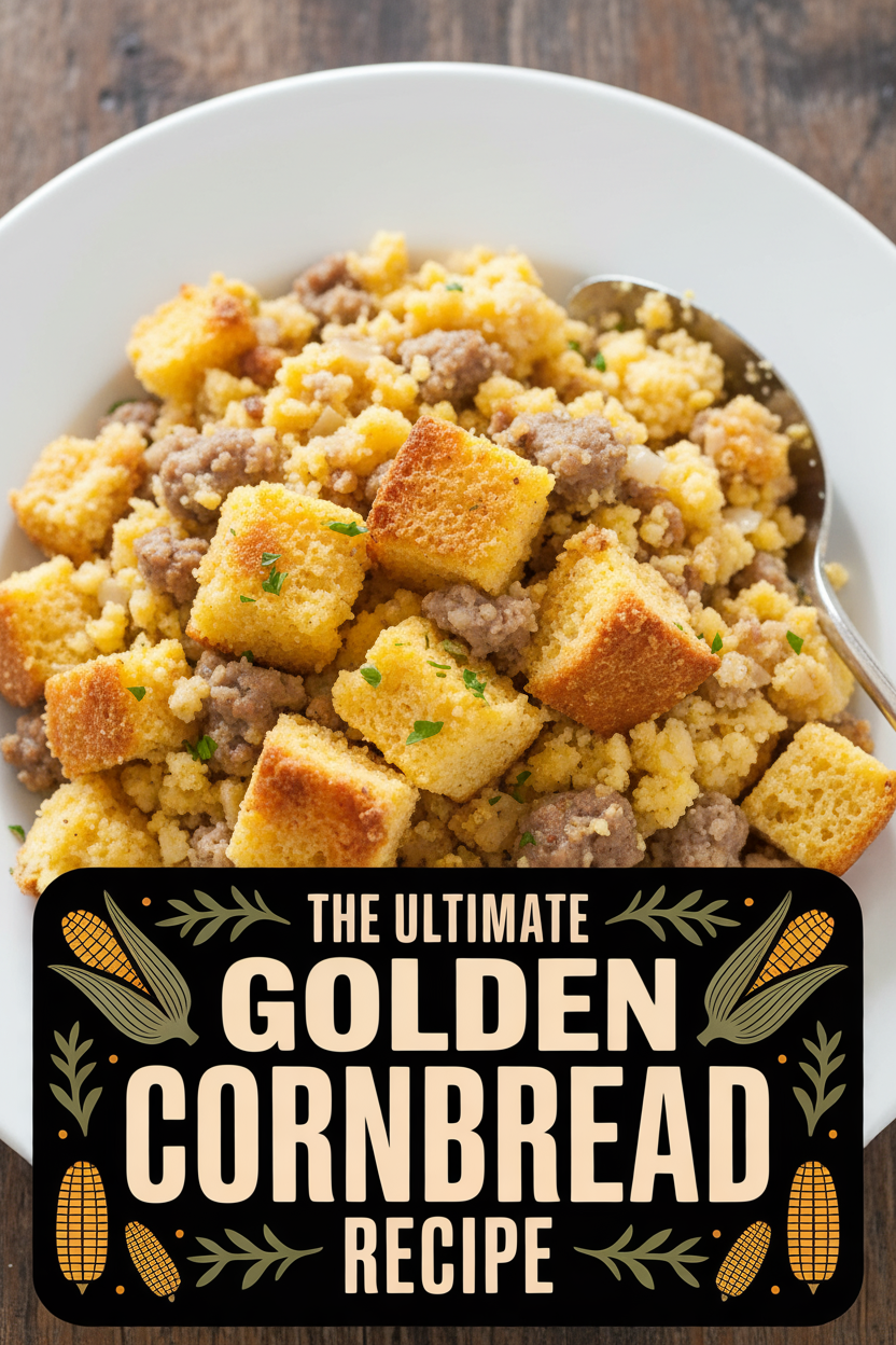The Ultimate Golden Cornbread Recipe