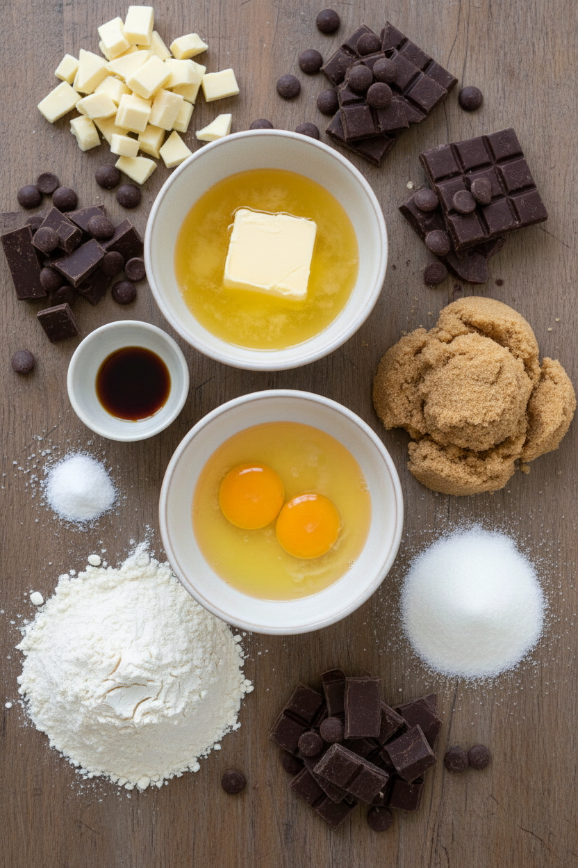 Triple Chocolate Chunk Cookie Perfection