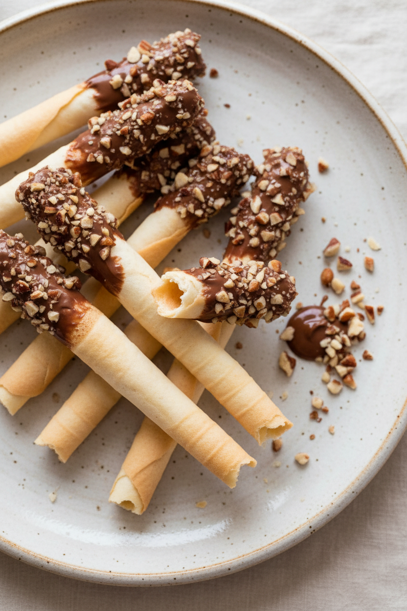 Tuile Cigars Crispy Sweet Spirals