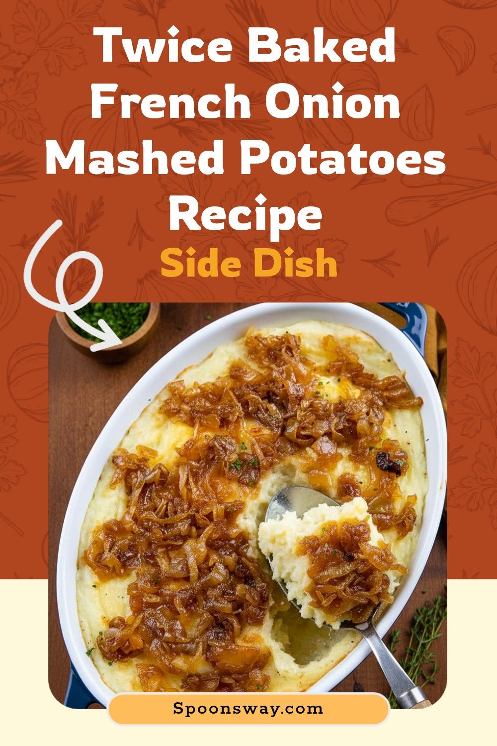 Twice Baked French Onion Mashed Potatoes Recipe