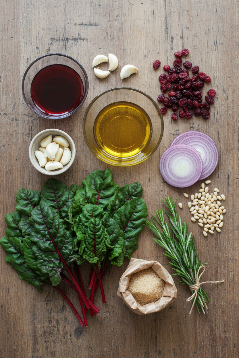 Twisted Swiss Chard Holiday Wreath