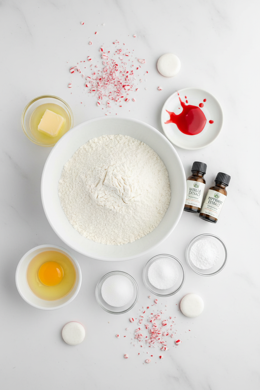 Twisting Peppermint Pinwheel Cookies