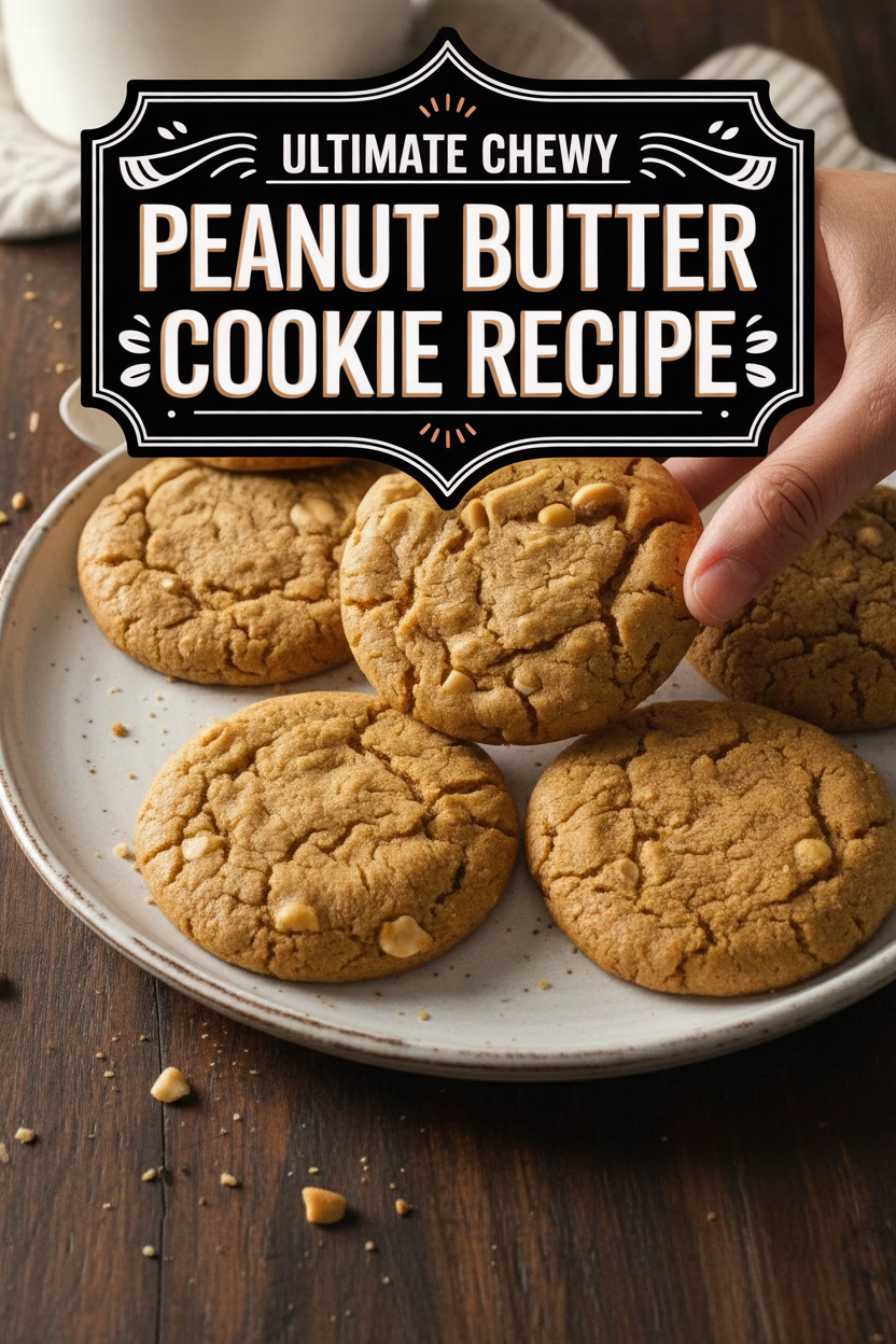 Ultimate Chewy Peanut Butter Cookie Recipe
