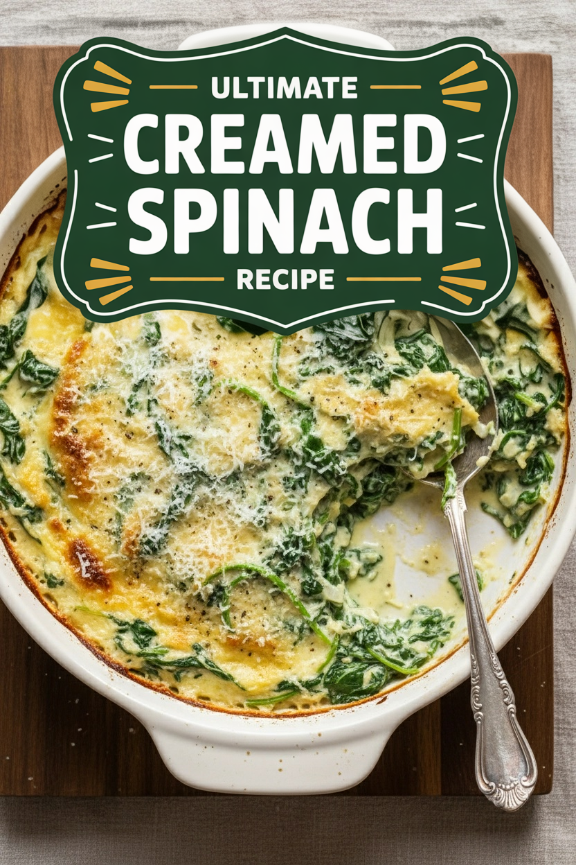 Ultimate Creamed Spinach Recipe