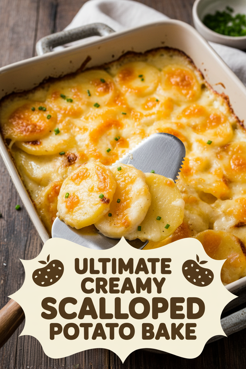 Ultimate Creamy Scalloped Potato Bake