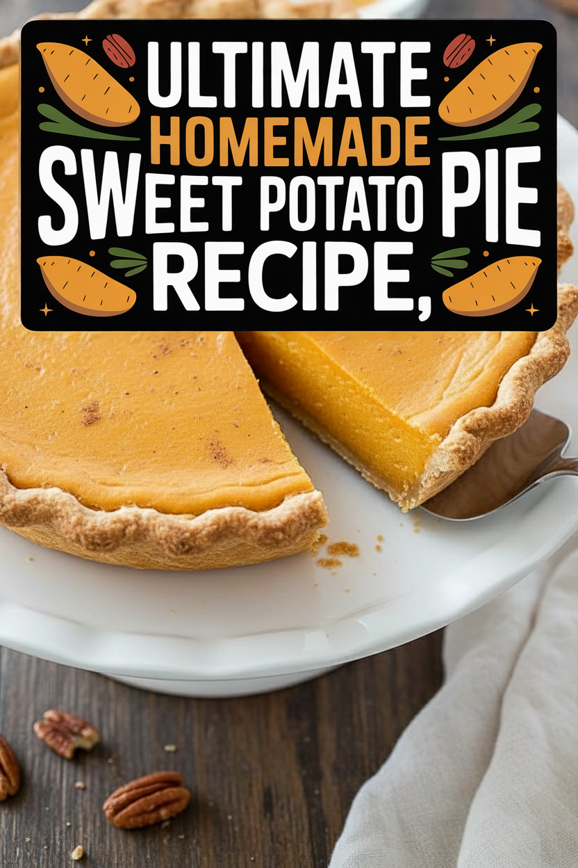 Ultimate Homemade Sweet Potato Pie Recipe
