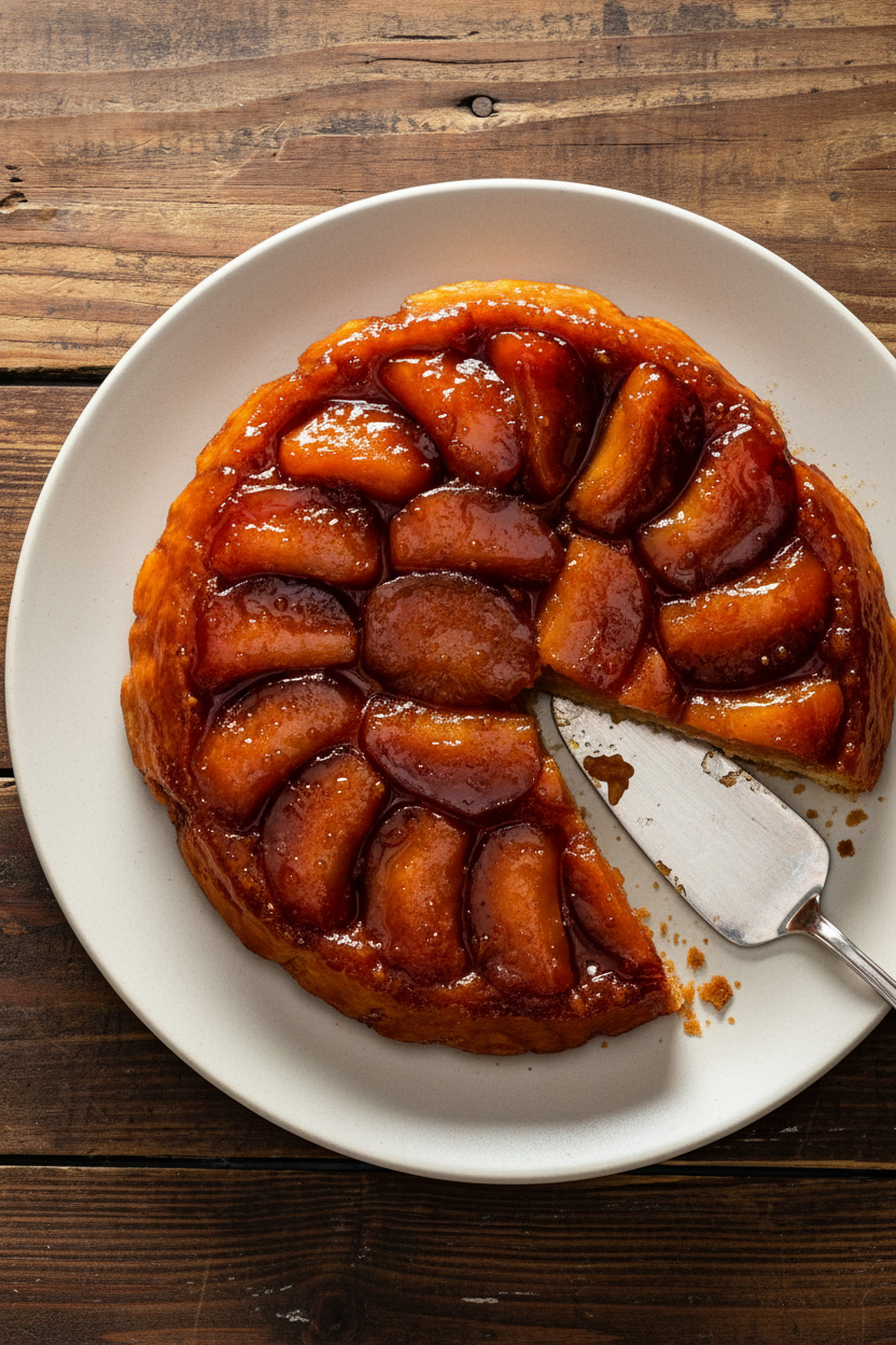 Upside-Down Caramelized Apple Tart