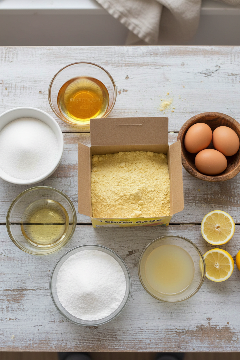 Vintage Lemon Apricot Nectar Cake Recipe