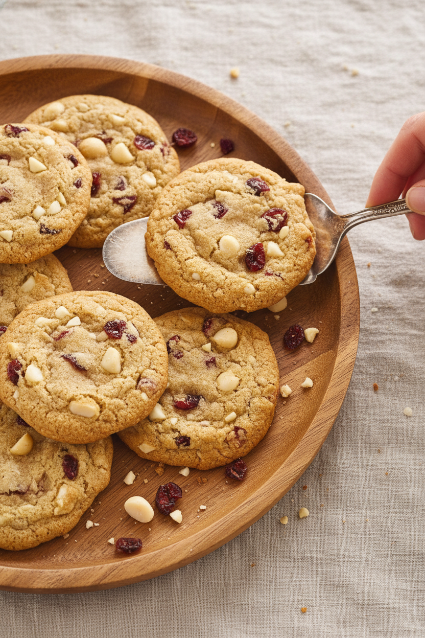 White Chocolate Cranberry Macadamia Nut Cookies