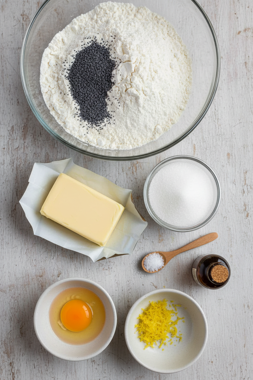 Zesty Lemon Poppy Seed Cookie Bites