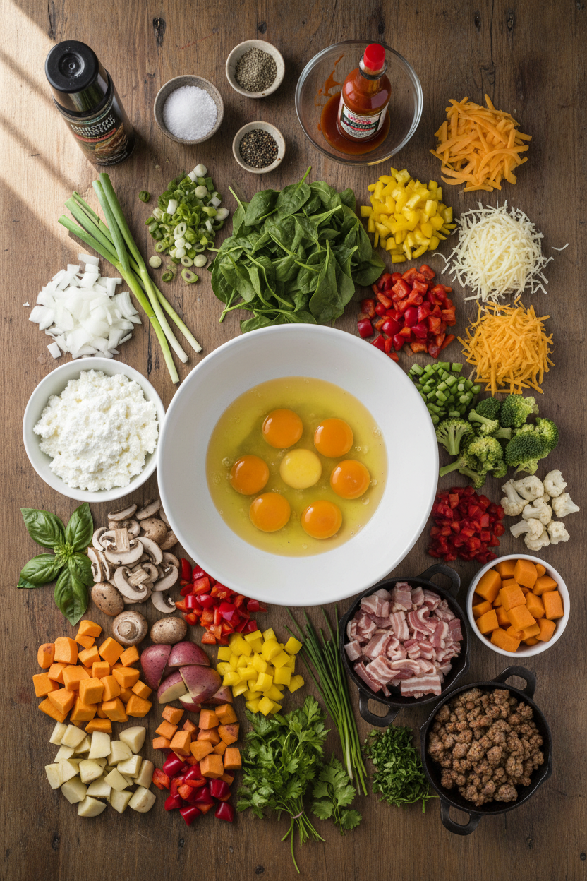 Fluffy Cottage Cheese Egg Bites