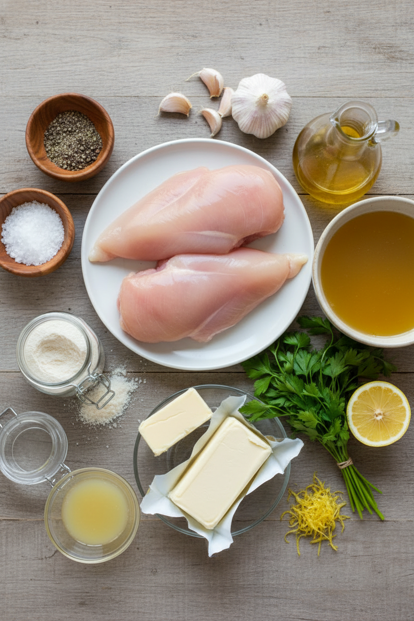 Lemon Cream Chicken Skillet