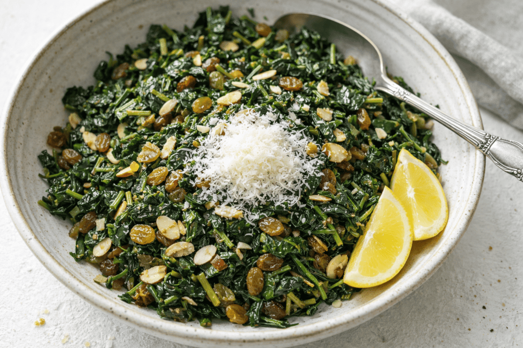 Healthy kale salad with lemon and sunflower seeds, ideal for nutritious, plant-based meals and vegan.